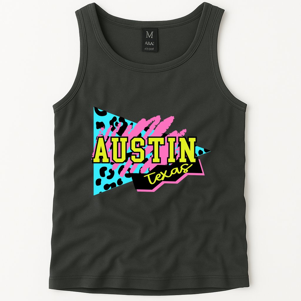 Austin Texas Retro 90s Tank Top