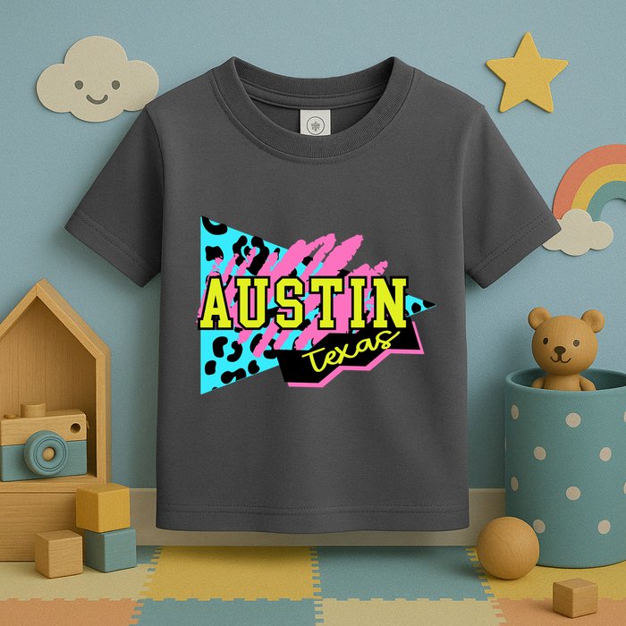 Austin Texas Retro 90s Toddler T-Shirt