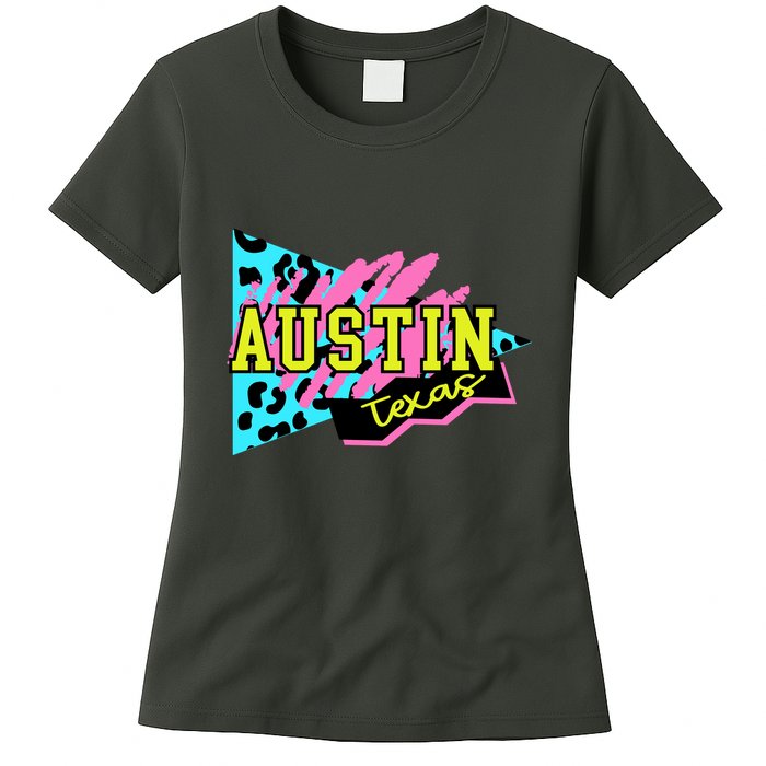 Austin Texas Retro 90s Womens T-Shirt