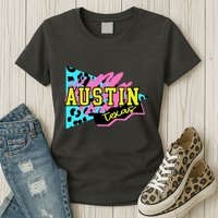 Austin Texas Retro 90s Womens T-Shirt