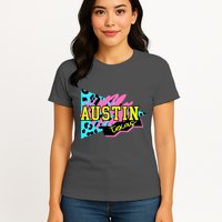 Austin Texas Retro 90s Womens T-Shirt