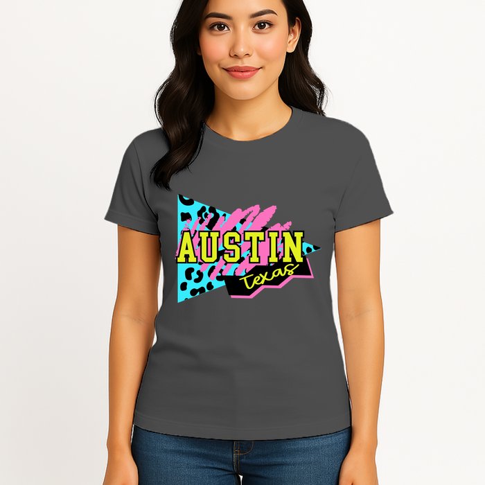 Austin Texas Retro 90s Womens T-Shirt