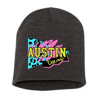 Austin Texas Retro 90s Short Acrylic Beanie