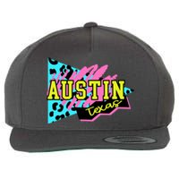 Austin Texas Retro 90s Wool Snapback Cap