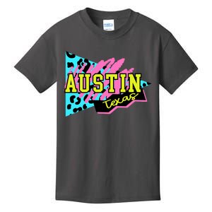 Austin Texas Retro 90s Kids T-Shirt