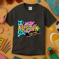 Austin Texas Retro 90s Kids T-Shirt