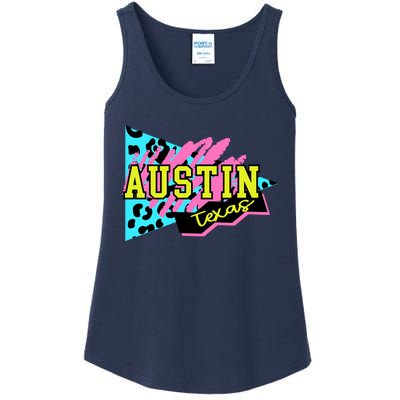 Austin Texas Retro 90s Ladies Essential Tank