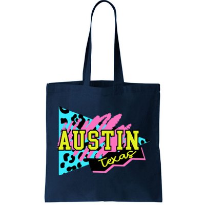 Austin Texas Retro 90s Tote Bag