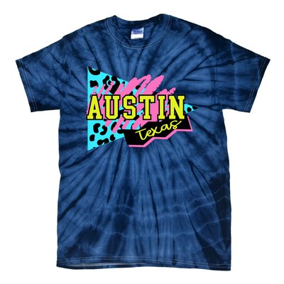 Austin Texas Retro 90s Tie-Dye T-Shirt