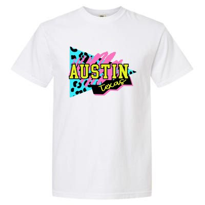 Austin Texas Retro 90s Garment-Dyed Heavyweight T-Shirt