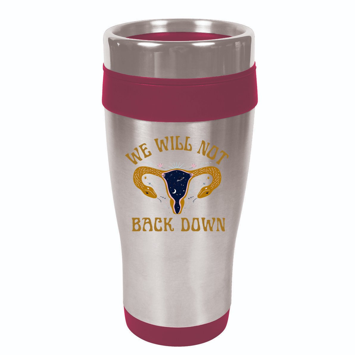 Anti Trump Rights Protest Equality Liberal Feminist 16oz Travel Tumbler