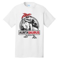 Auntasaurus T Rex Dinosaur Auntie Saurus Family Matching Tall T-Shirt