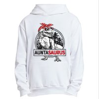 Auntasaurus T Rex Dinosaur Auntie Saurus Family Matching Urban Pullover Hoodie