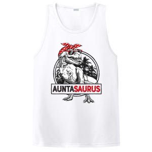 Auntasaurus T Rex Dinosaur Auntie Saurus Family Matching PosiCharge Competitor Tank