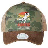 Auntiesaurus T Rex Dinosaur Auntie Saurus Family Matching Long Sleeve Legacy Tie Dye Trucker Hat
