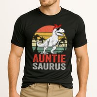 Auntiesaurus T Rex Dinosaur Auntie Saurus Family Matching Long Sleeve Cooling Performance Crew T-Shirt