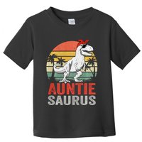 Auntiesaurus T Rex Dinosaur Auntie Saurus Family Matching Long Sleeve Toddler T-Shirt
