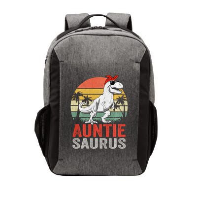 Auntiesaurus T Rex Dinosaur Auntie Saurus Family Matching Long Sleeve Vector Backpack