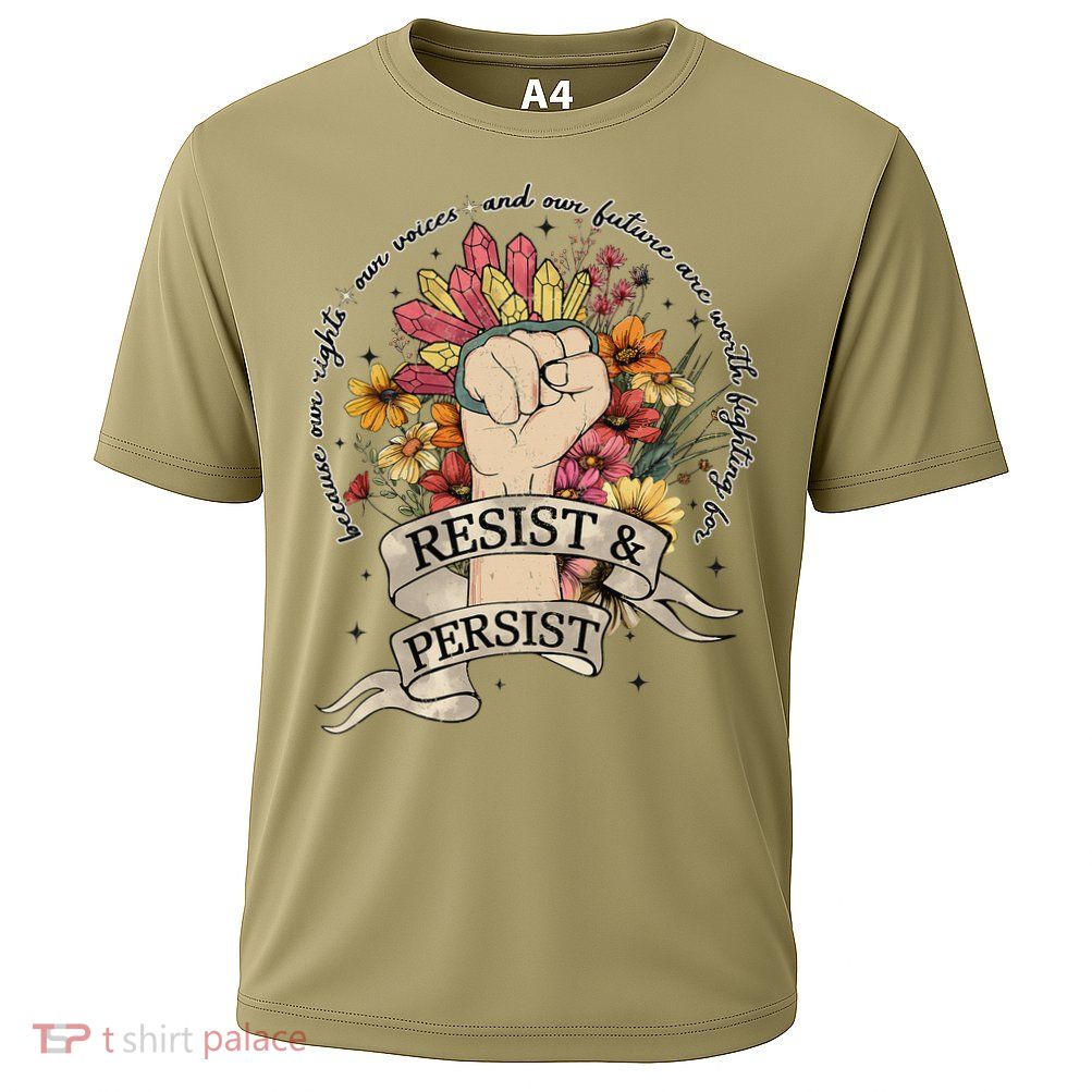 Anti Trump Resist Rights Protest Equality Feminist Gift Cooling Performance Crew T-Shirt