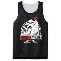 Auntiesaurus T Rex Dinosaur Auntie Saurus Family Matching Hoodie Mesh Reversible Basketball Jersey Tank