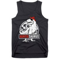 Auntiesaurus T Rex Dinosaur Auntie Saurus Family Matching Hoodie Tank Top