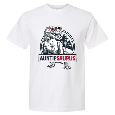 Auntiesaurus T Rex Dinosaur Auntie Saurus Family Matching Tank Top Garment-Dyed Heavyweight T-Shirt