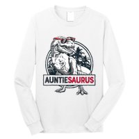 Auntiesaurus T Rex Dinosaur Auntie Saurus Family Matching Tank Top Long Sleeve Shirt