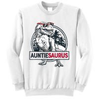 Auntiesaurus T Rex Dinosaur Auntie Saurus Family Matching Tank Top Sweatshirt