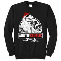 Auntiesaurus T Rex Dinosaur Auntie Saurus Family Matching Sweatshirt