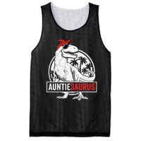 Auntiesaurus T Rex Dinosaur Auntie Saurus Family Matching Mesh Reversible Basketball Jersey Tank