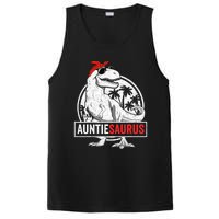 Auntiesaurus T Rex Dinosaur Auntie Saurus Family Matching PosiCharge Competitor Tank