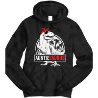 Auntiesaurus T Rex Dinosaur Auntie Saurus Family Matching Tie Dye Hoodie