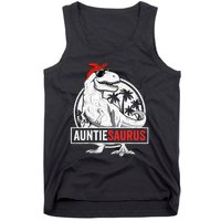 Auntiesaurus T Rex Dinosaur Auntie Saurus Family Matching Tank Top