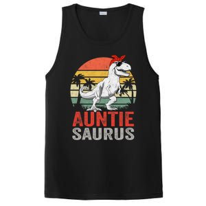 Auntiesaurus T Rex Dinosaur Auntie Saurus Family Matching PosiCharge Competitor Tank