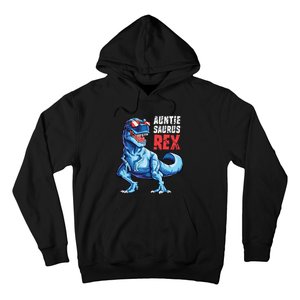 Auntiesaurus T Rex Dinosaur Auntie Saurus Family Matching Hoodie