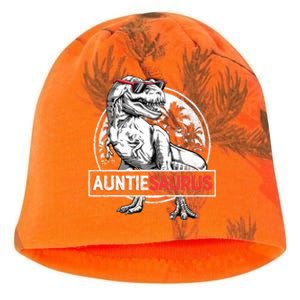 Auntiesaurus T Rex Dinosaur Auntie Saurus Family Matching Kati - Camo Knit Beanie