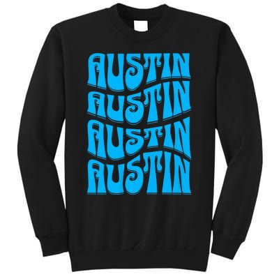 Austin Texas Retro 60s 70s Style Design Sweatshirt