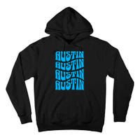 Austin Texas Retro 60s 70s Style Design Tall Hoodie