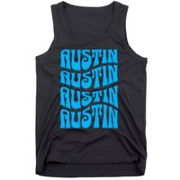 Austin Texas Retro 60s 70s Style Design Tank Top