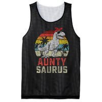 Auntysaurus T Rex Dinosaur Aunty Saurus MotherS Family Mesh Reversible Basketball Jersey Tank