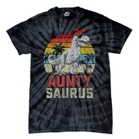 Auntysaurus T Rex Dinosaur Aunty Saurus MotherS Family Tie-Dye T-Shirt