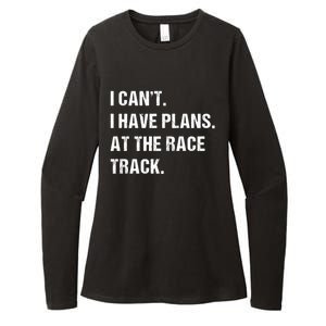 At The Race Track Motorcycle Racing Funny Gift Womens CVC Long Sleeve Shirt