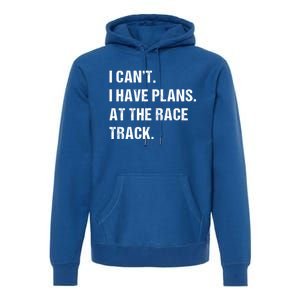 At The Race Track Motorcycle Racing Funny Gift Premium Hoodie