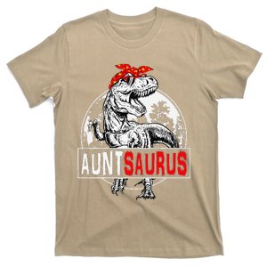 Auntsaurus T Rex Dinosaur Aunt Saurus Family Matching T-Shirt