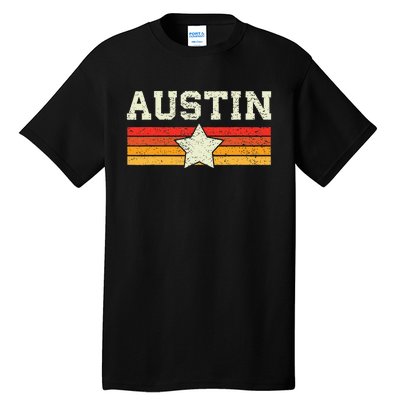 Austin Texas Retro Vintage Gift Tall T-Shirt