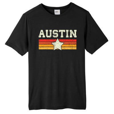 Austin Texas Retro Vintage Gift Tall Fusion ChromaSoft Performance T-Shirt