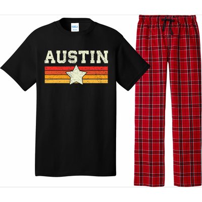 Austin Texas Retro Vintage Gift Pajama Set