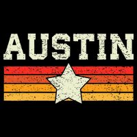 Austin Texas Retro Vintage Gift Baby Bodysuit