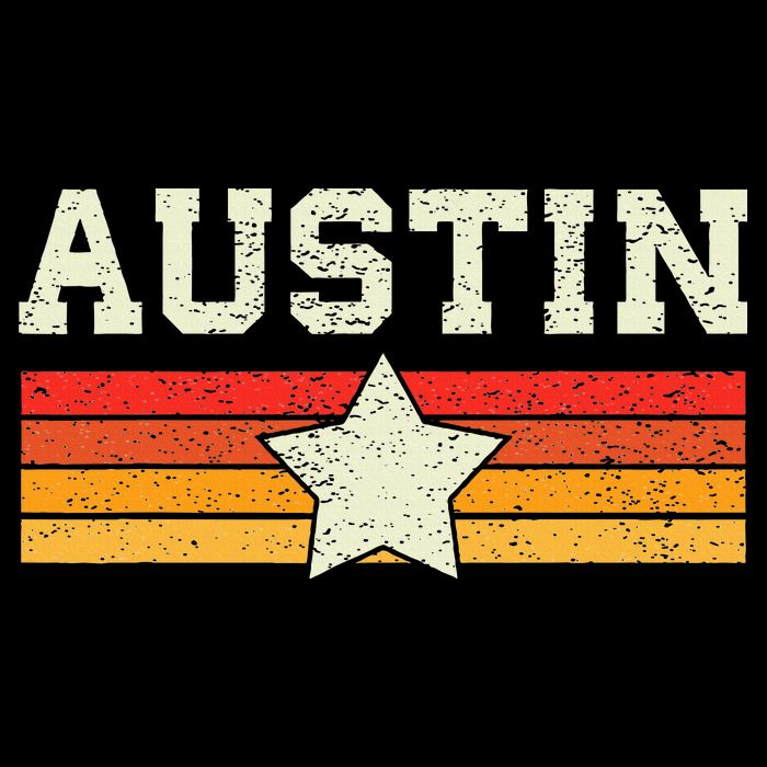 Austin Texas Retro Vintage Gift Baby Bodysuit
