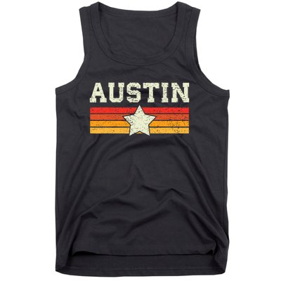 Austin Texas Retro Vintage Gift Tank Top